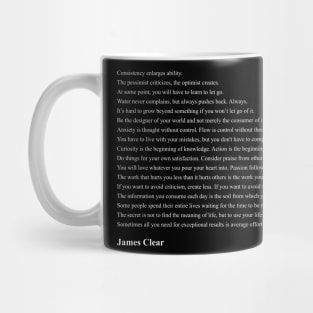 James Clear Quotes Mug